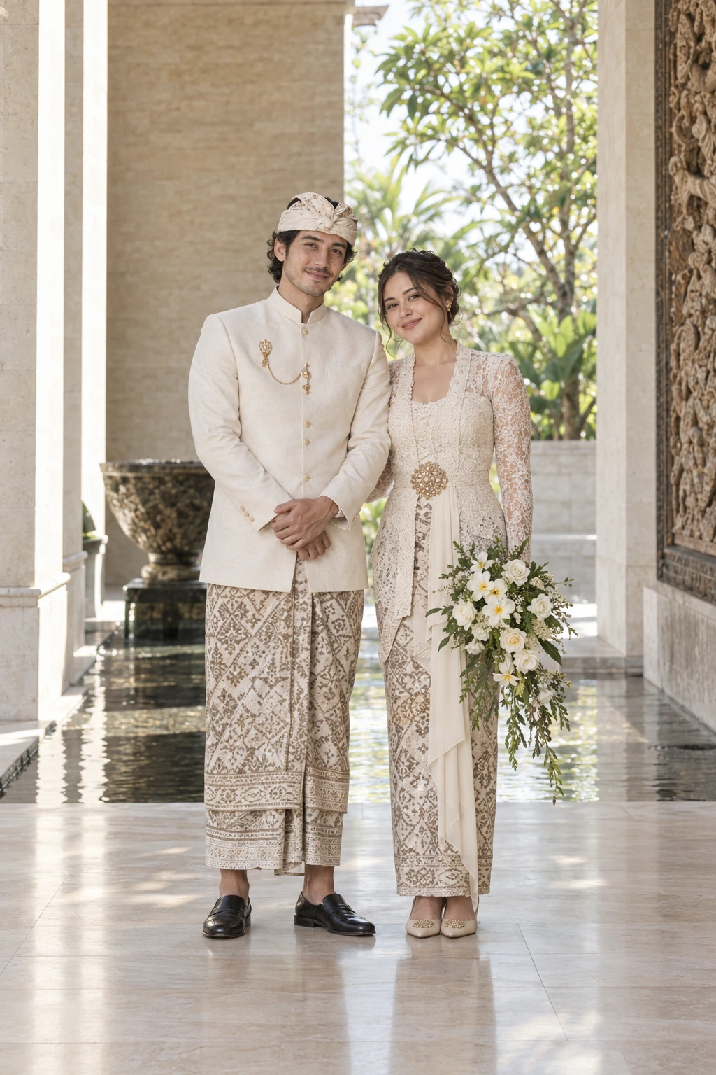 Foto pasangan contoh di hari pernikahan